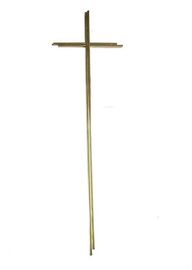 ताबूत के लिए कोई D066 ताबूत सजावट / धातु Crucifix 65 × 19 सेमी रेफरी