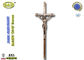 रेफरी नहीं D018 कांस्य रंग Zamak सामग्री पार और crucifix अंतिम संस्कार सहायक उपकरण