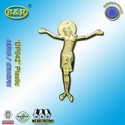 गुणवत्ता  Casket Plastic Decoration Coffin Lid Jesus Ref No DP042 size 22x26.5cm plastico cristo jesus फैक्टरी